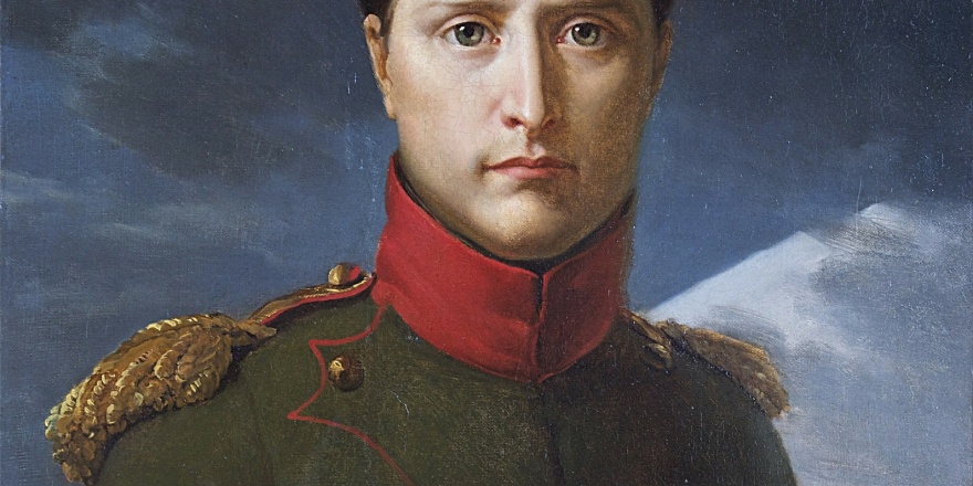 Een portret van Napoleon