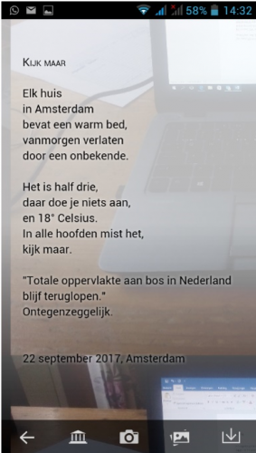 Dichten met je mobieltje: hoe doe je dat?