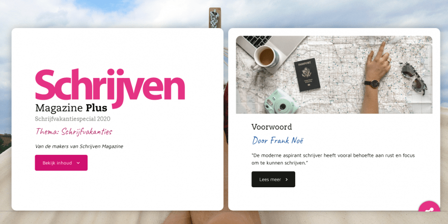 Gratis schrijfvakantie-special van Schrijven Magazine