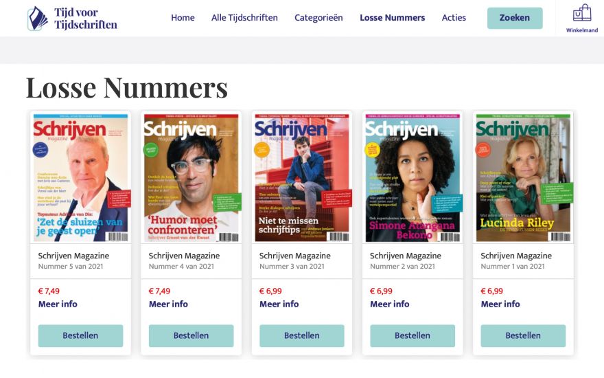 Losse nummer Tijd voor tijdschriften